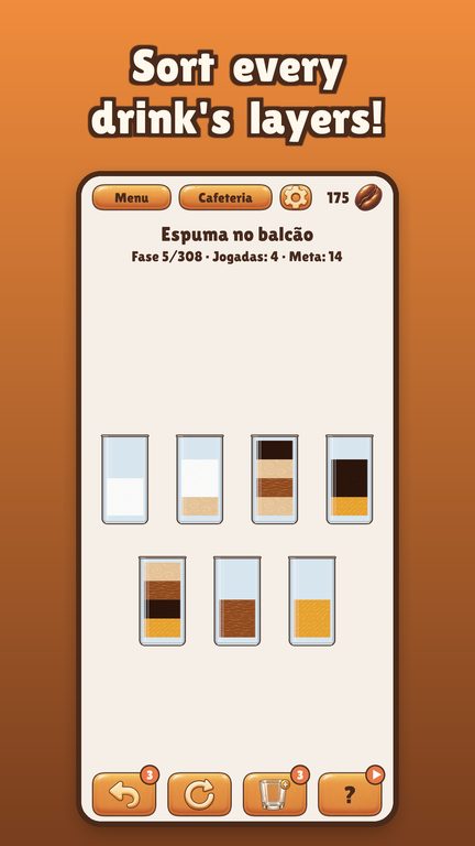 Café Sort level: sort the layers